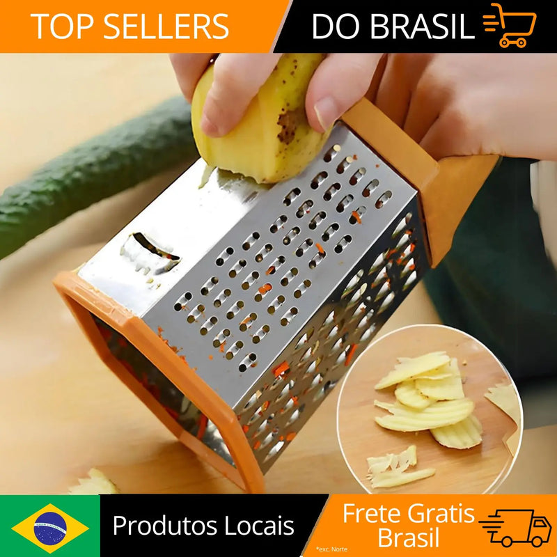 Multifunctional Vegetable Grater Manual Home Kitchen Shredder Potato Grater 6 Sids Cutter Shredder