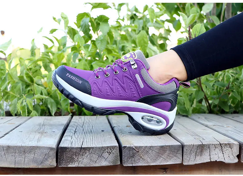 Women Sports Shoes Platform Sneakers Fashion Outdoor Hiking  Non-Slip Casual Shoes Low Top Running Shoes Women Footwear